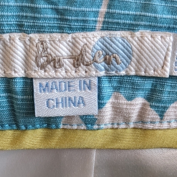 Boden summer skirt size 6.  No material tag.  Fully lined. Pencil skirt in great - Picture 5 of 6